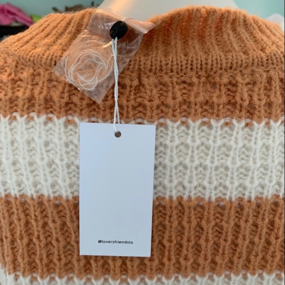 NWT Lovers+Friends Avah Sweater In Butterscotch. - Picture 6 of 11